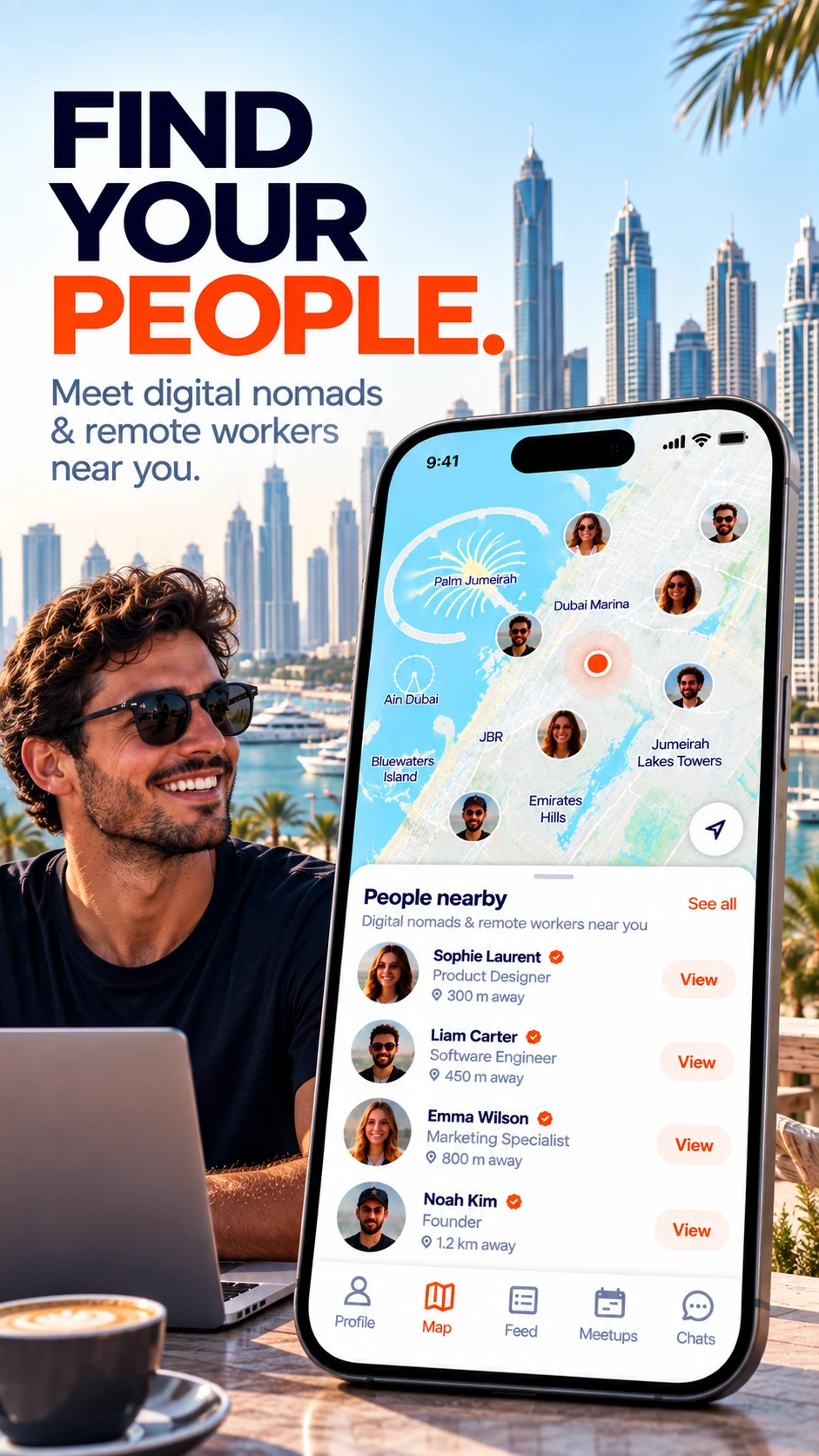 Nomad Club: Meet & Connect screenshot