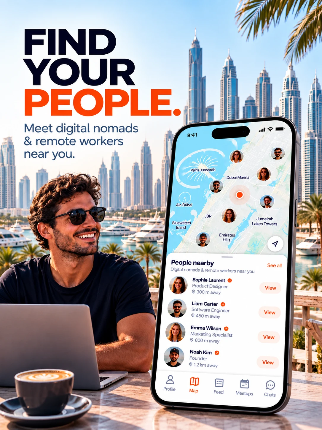 Nomad Club: Meet & Connect screenshot